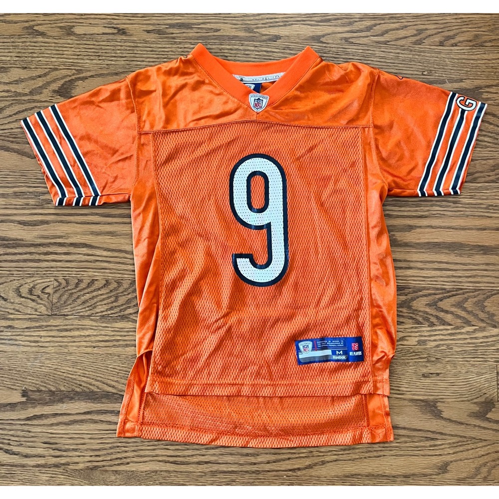 Reebok NFL Chicago Bears Robbie Gould 9 Youth Jersey Orange Medium 10-12